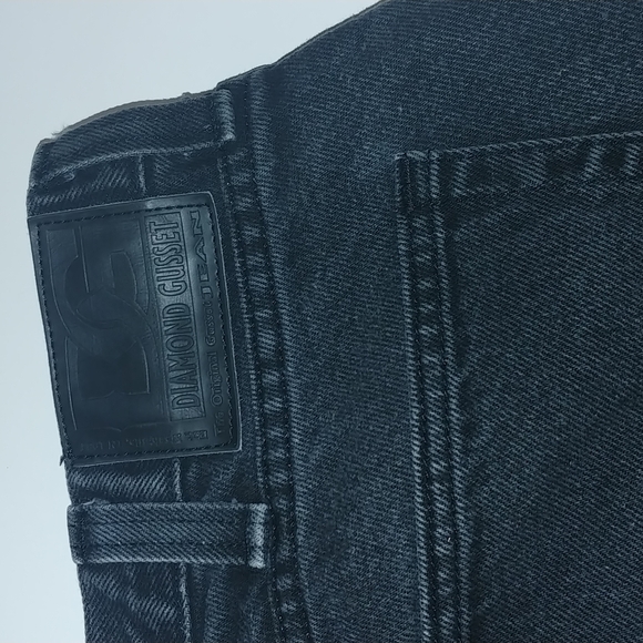 Diamond Gusset Jeans, Size - 40 X 32, Color - Stone Black - Picture 6 of 10